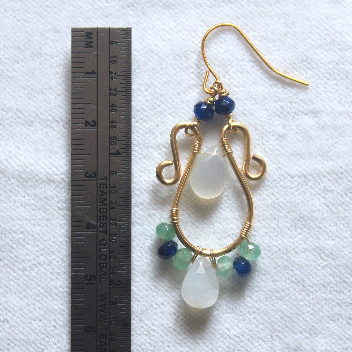 Lagoon Swirl Dangle