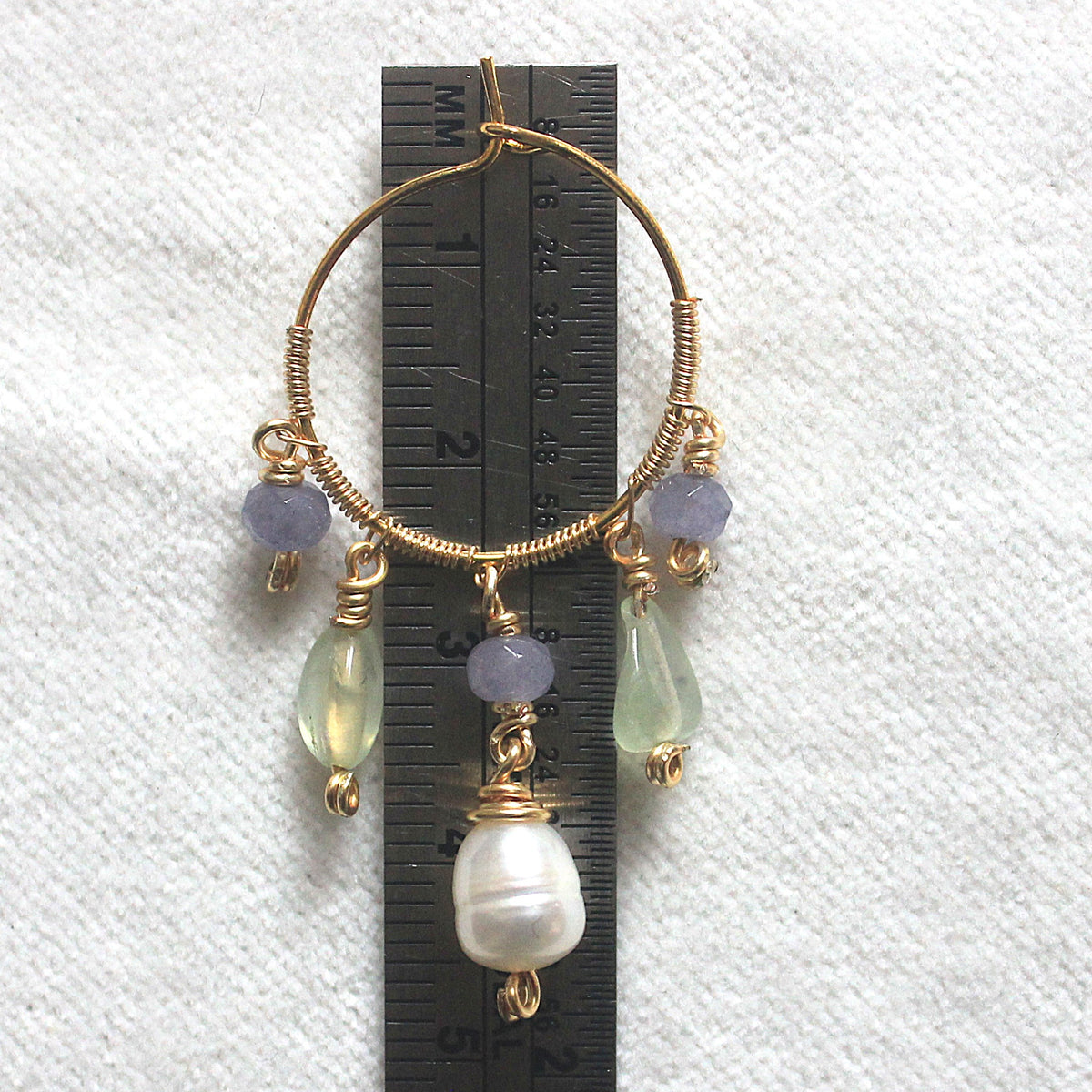 Pistachio Lilac Hoops