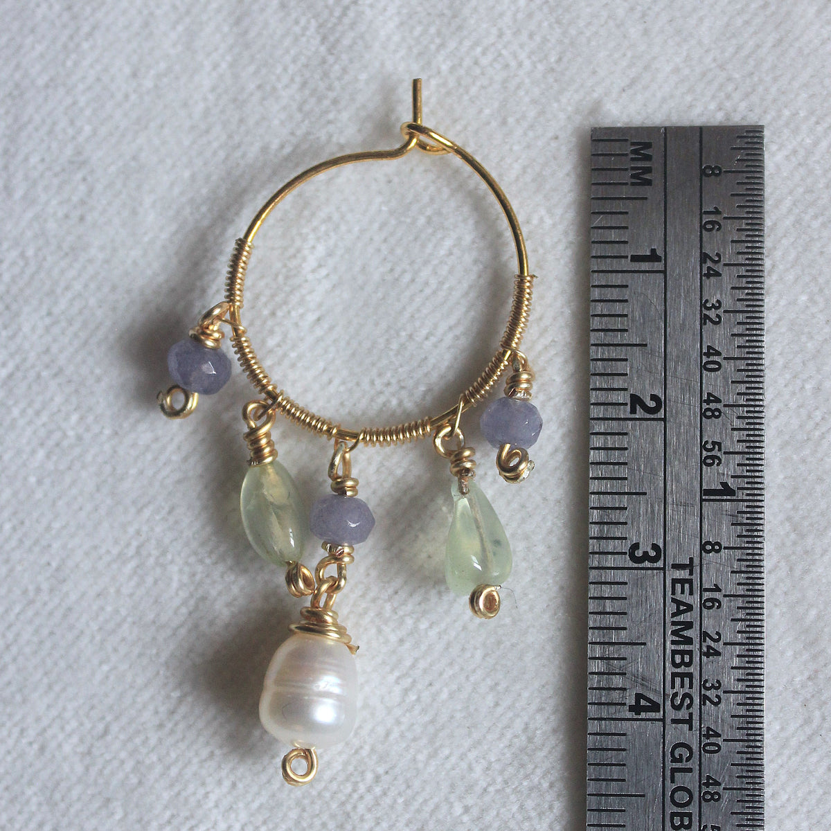 Pistachio Lilac Hoops