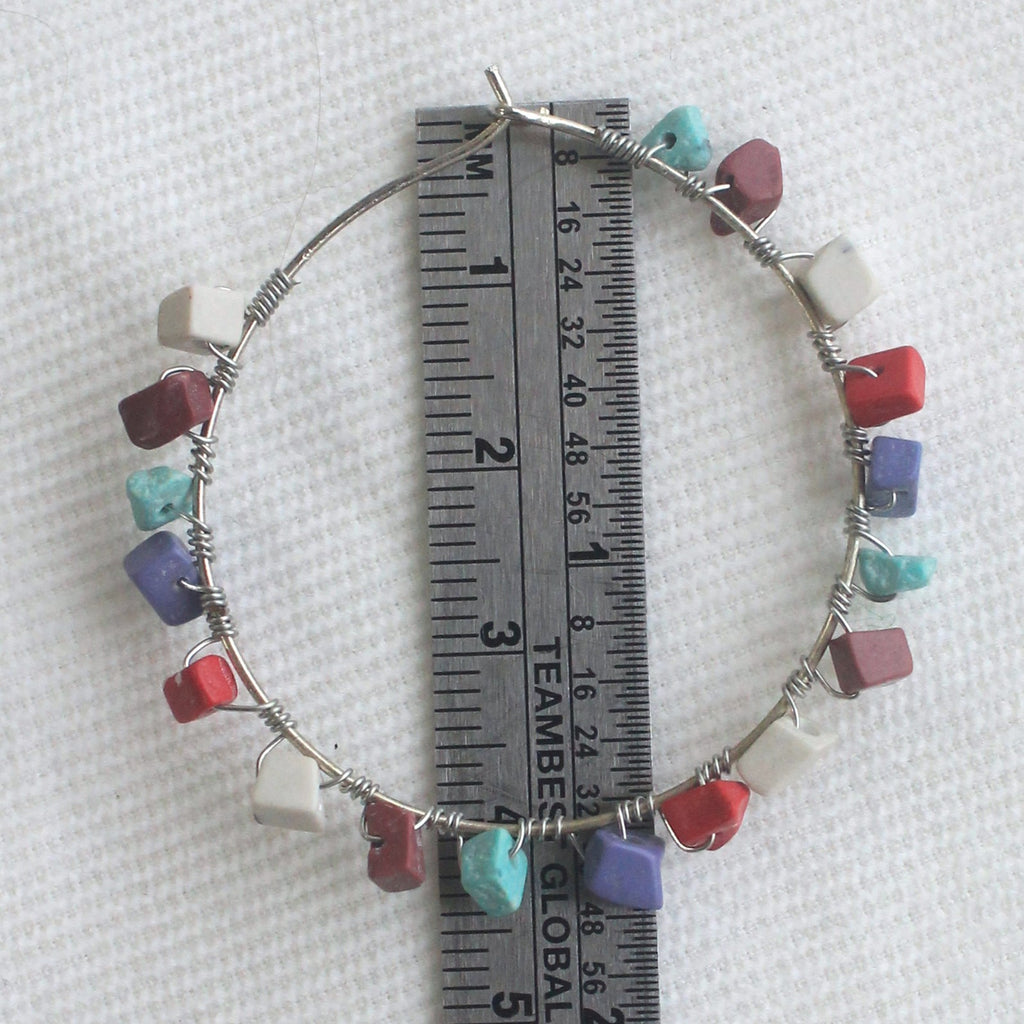 Boho Confetti Hoops